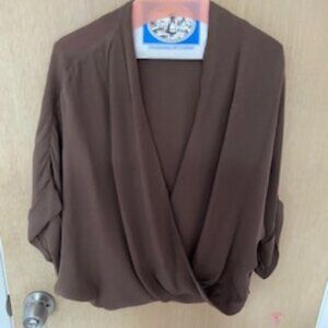 Taupe Blouse Zoa size medium